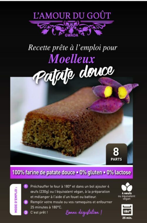 Moelleux Bien-être Patate Douce (La Recette – 8 personnes)