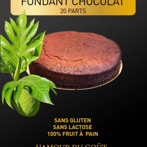 Mister Moelleux Fondant Chocolat 20 parts, sans gluten, sans lactose, à base de farine de fruit à pain - L'Amour du Goût Gwada