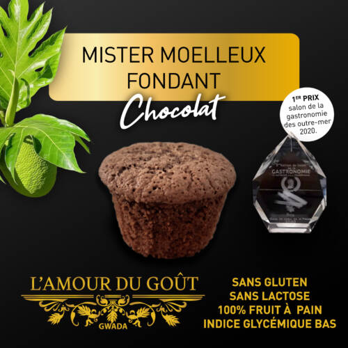 Mister Moelleux fondant au chocolat sans gluten, 1er prix salon gastronomie outre-mer 2020 – L'Amour du Goût
