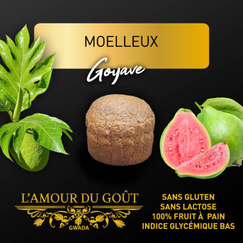 Moelleux goyave sans gluten à la farine de fruit à pain – L'Amour du Goût Gwada