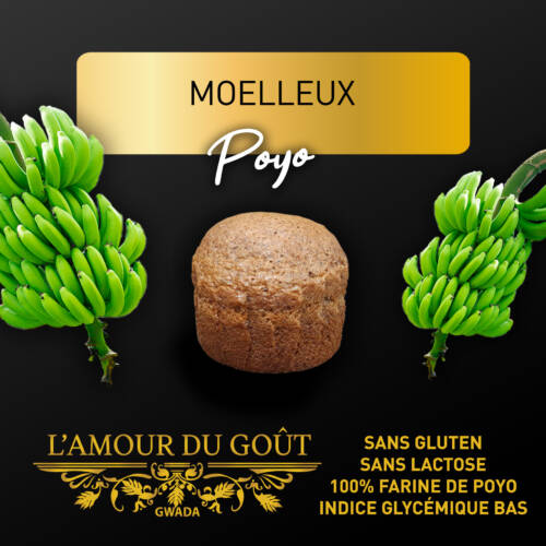 Moelleux poyo sans gluten à la farine de banane poyo – L'Amour du Goût Gwada